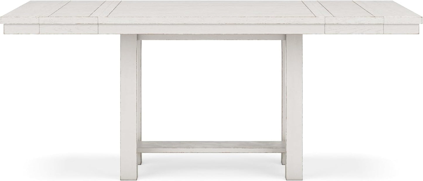 Robbinsdale Counter Height Dining Extension Table, 42" W X 86" D X 36" H, White-4