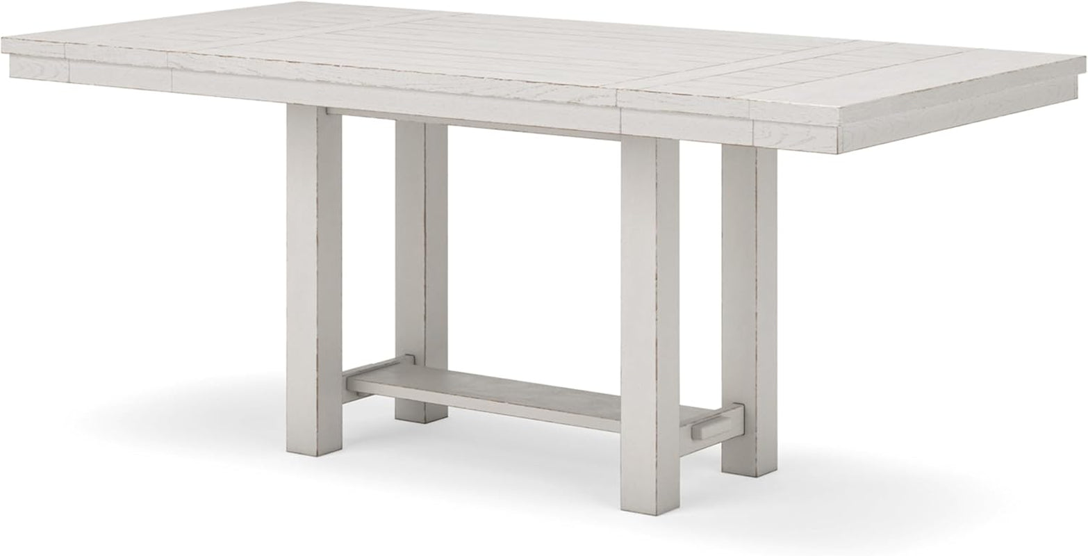 Robbinsdale Counter Height Dining Extension Table, 42" W X 86" D X 36" H, White-3